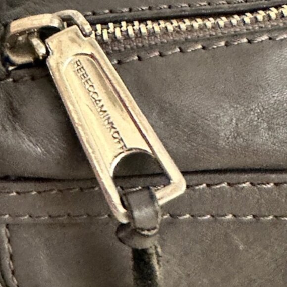 Rebecca Minkoff Grey/Silver mini M.A.C.-VGUC - Picture 2 of 14